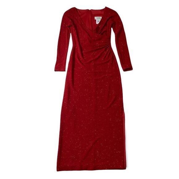 Vintage Victor Costa Floor Length Shimmer Evening Gown - Picture 5 of 7